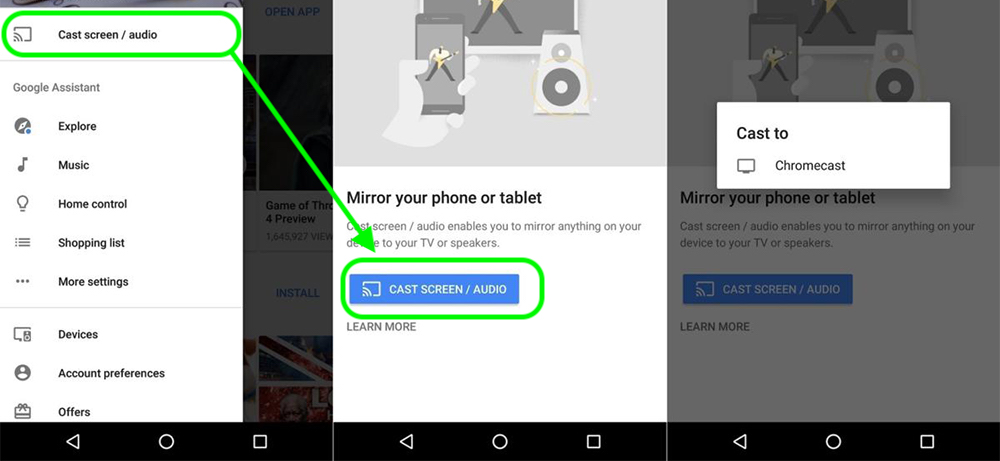 cast Android to TV