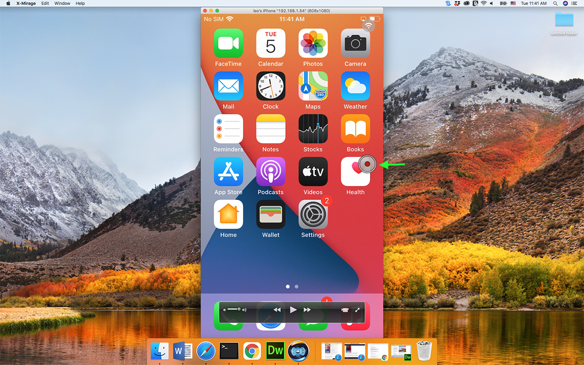 record iPhone screen